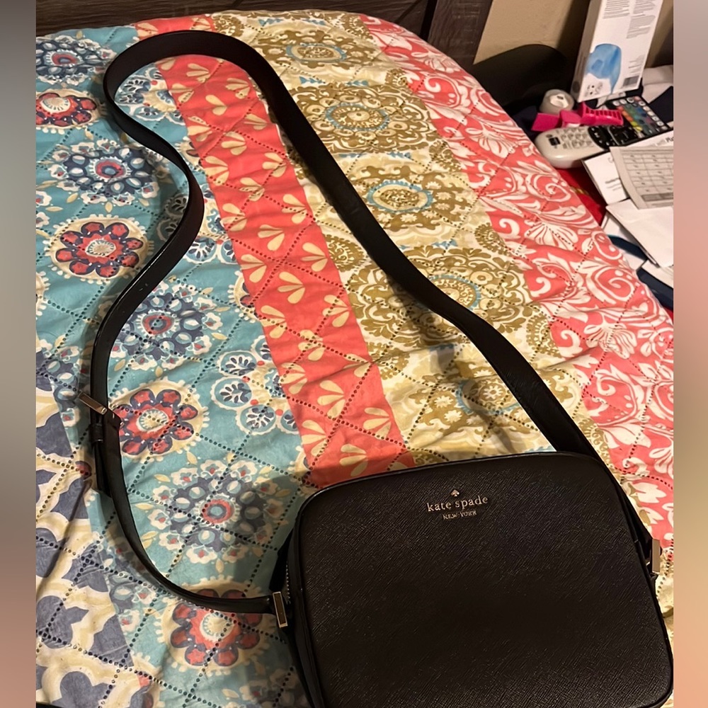 Black crossbody Kate Spade bag